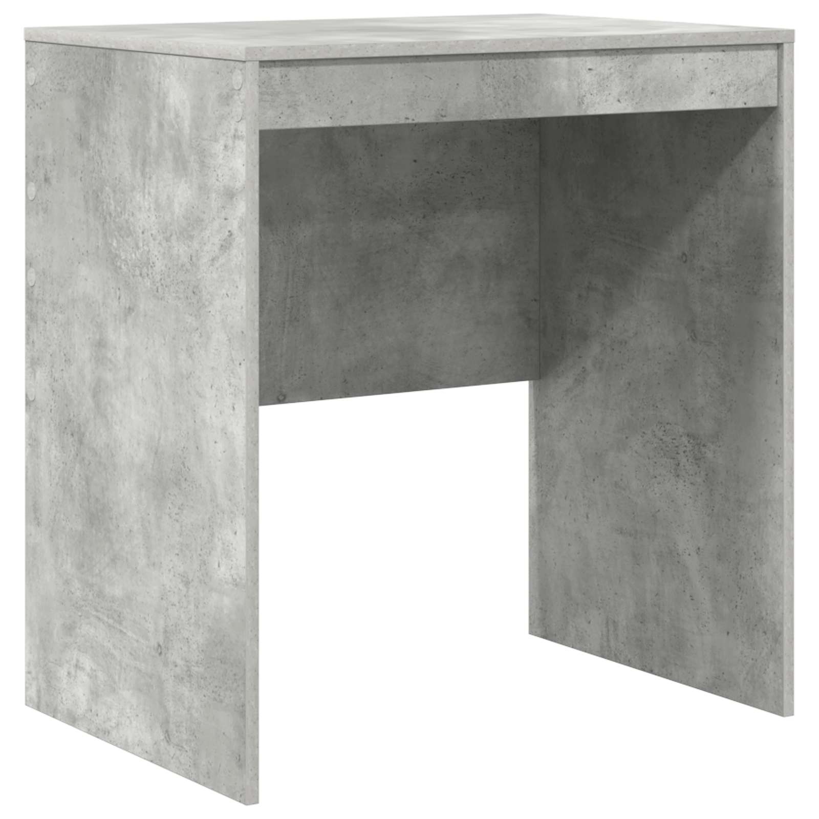 Stol s ladicama s policom s pohranom 2 pcs Betonski sivi