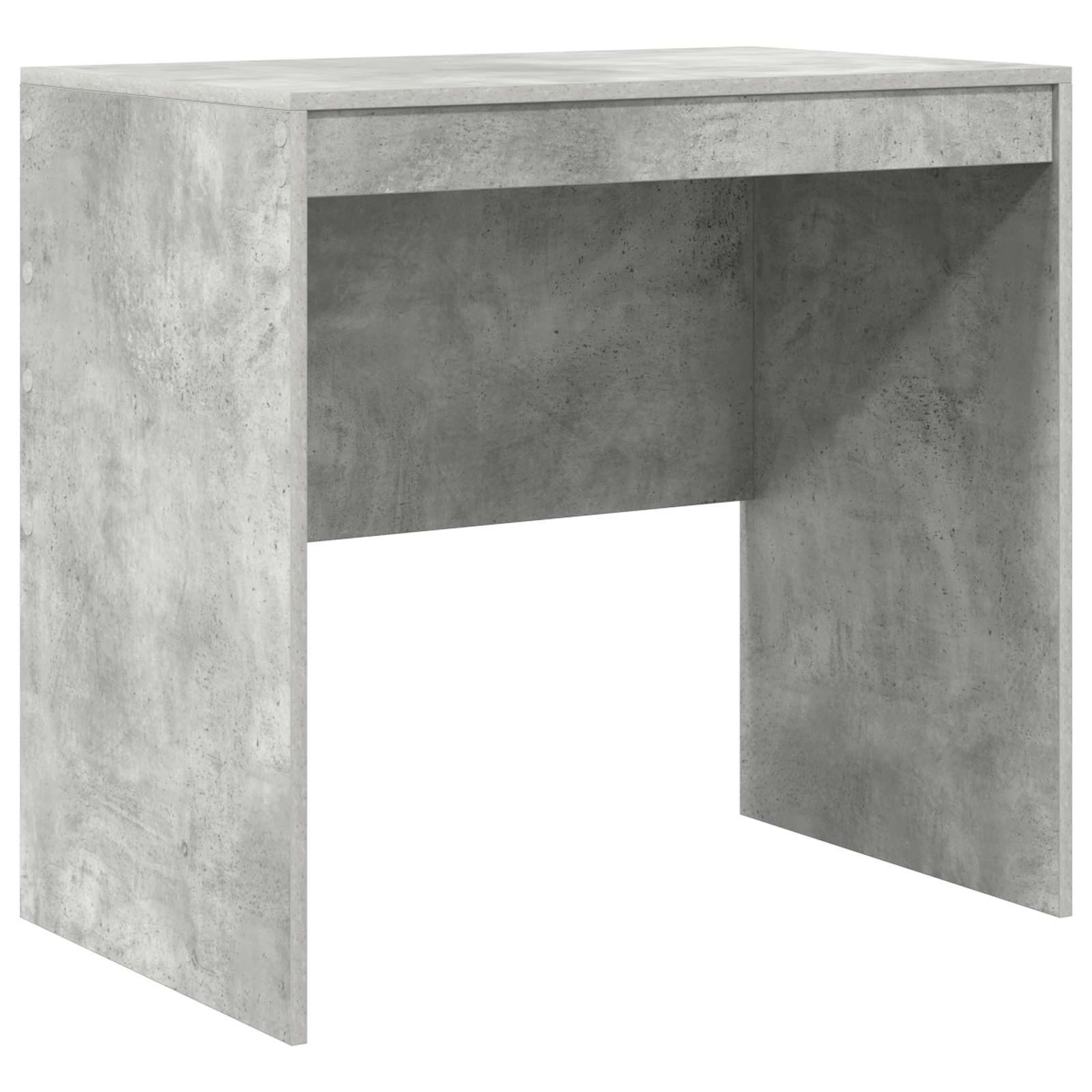 Stol s ladicama s policom s pohranom 2 pcs Betonski sivi
