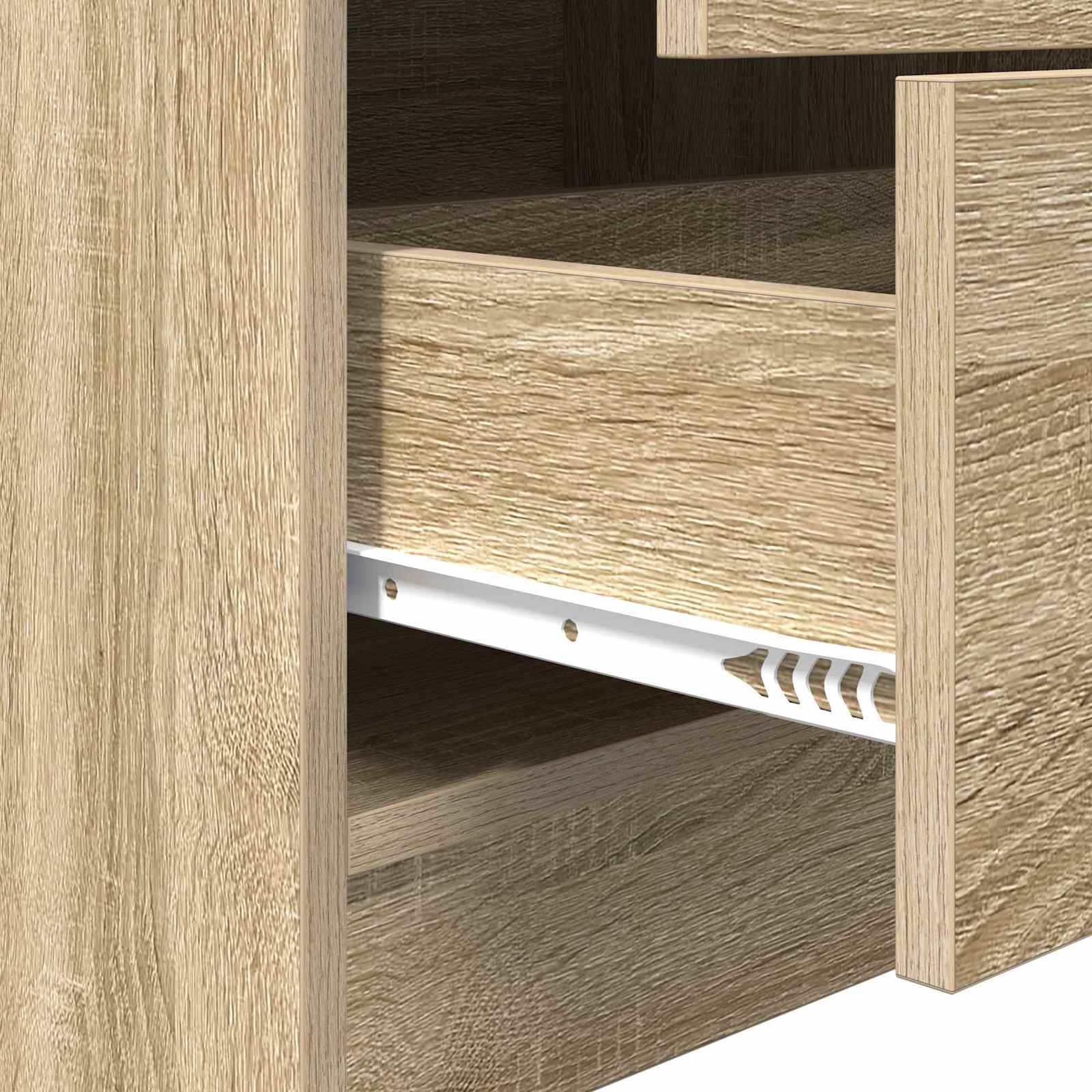 Stol s ladicama 2 pcs Sonoma hrast
