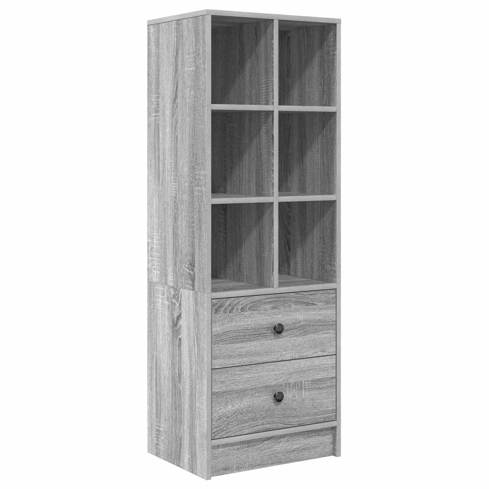 Stol s ladicama 2 pcs Siva Sonoma