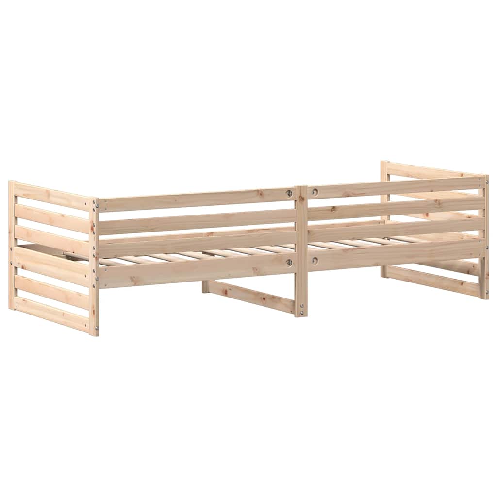 Dnevni krevet bez madraca 80x200 cm Masivno drvo Bor