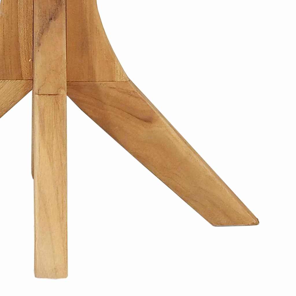 Bocni stol Smeđa 40 x 40 x 41 cm Čvrsto teak drvo