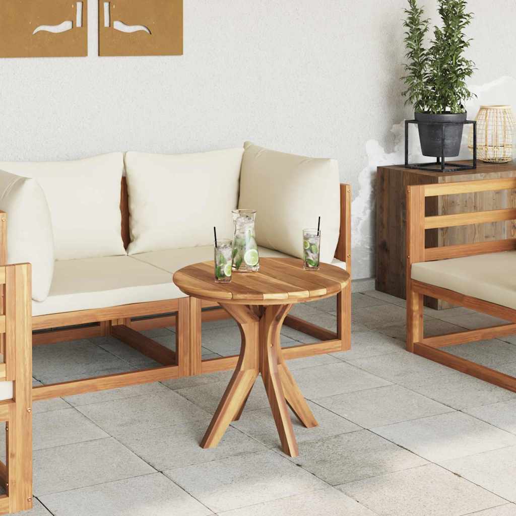 Bocni stol Smeđa 55 x 55 x 51 cm Čvrsto teak drvo