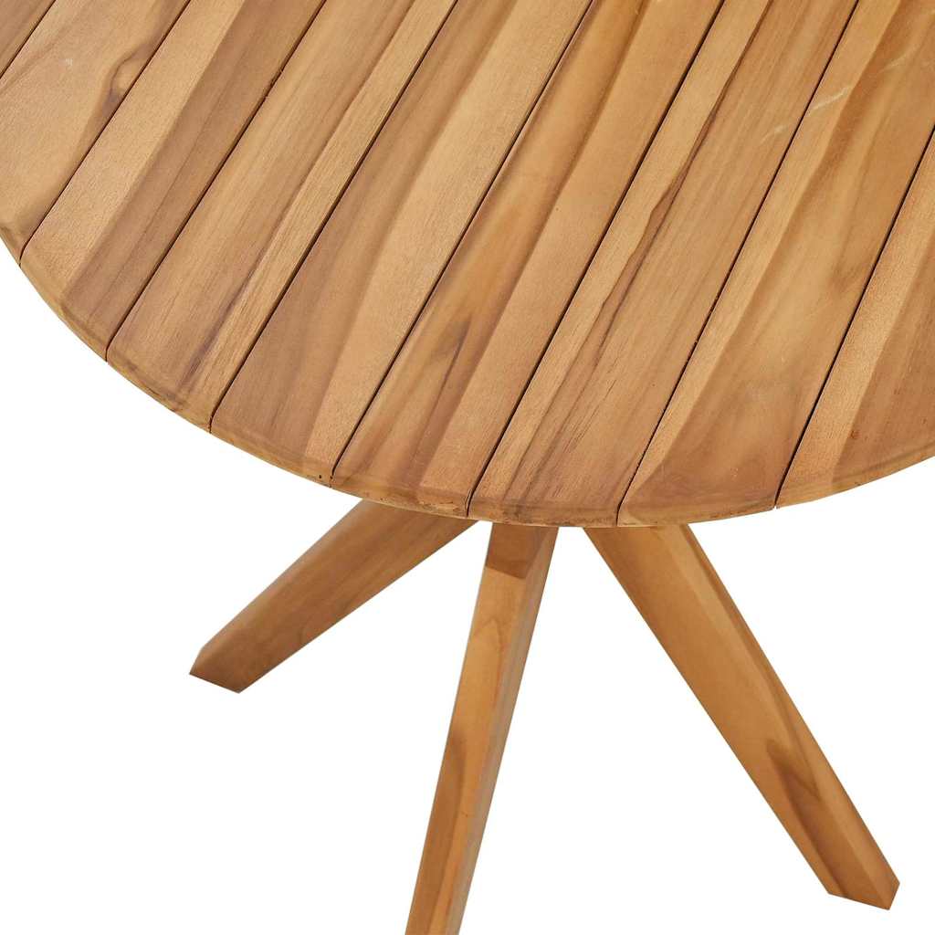 Bocni stol Smeđa 70 x 70 x 75 cm Čvrsto teak drvo