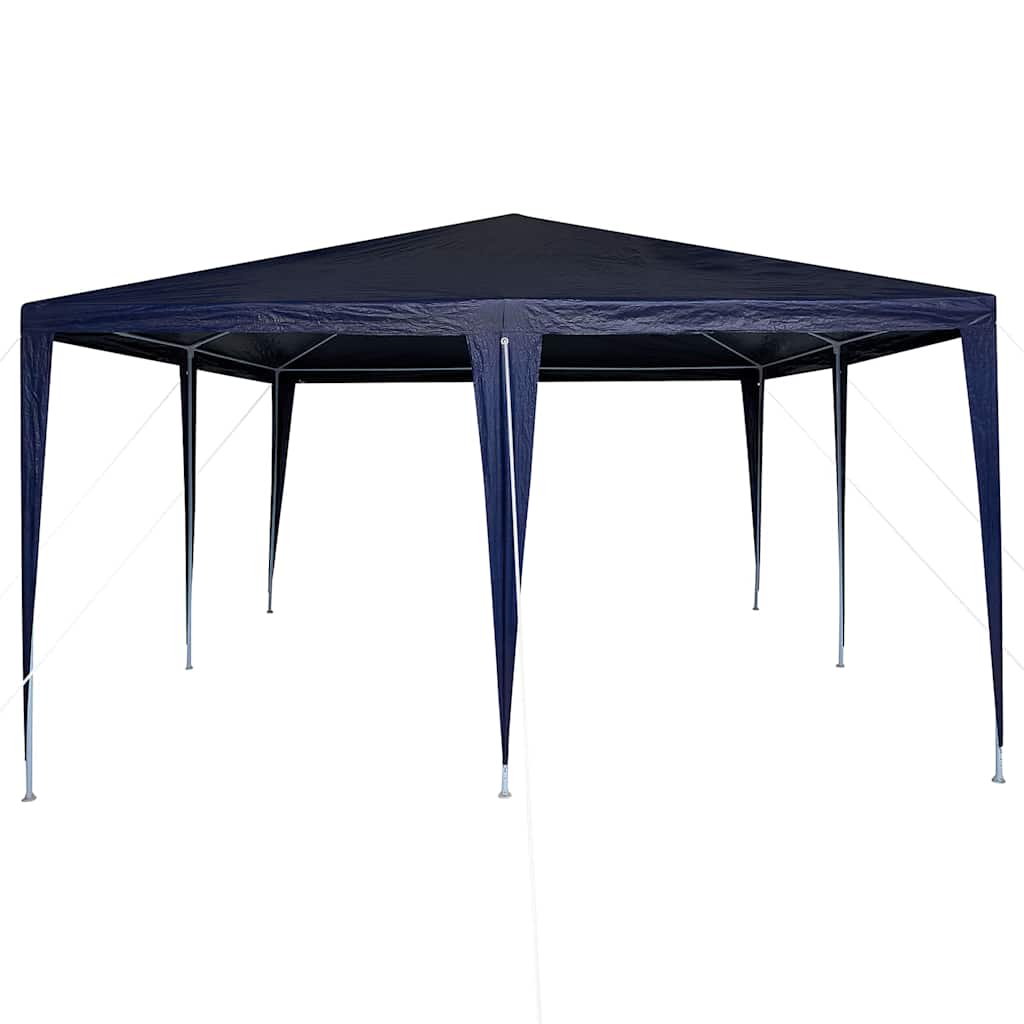 Šator za zabave Plava 400 x 400 x 266 cm Polietilen i čelik