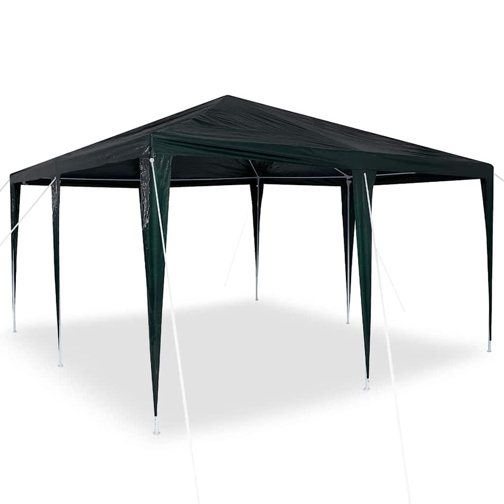 Šator za zabave Zelena 400 x 400 x 266 cm Polietilen i čelik