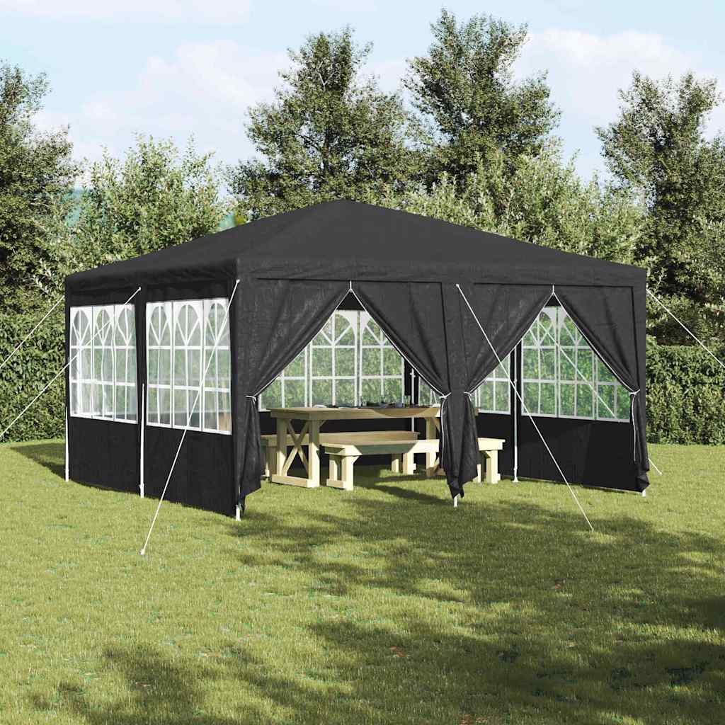 Šator za zabave Antracit 400 x 400 x 266 cm Polietilen