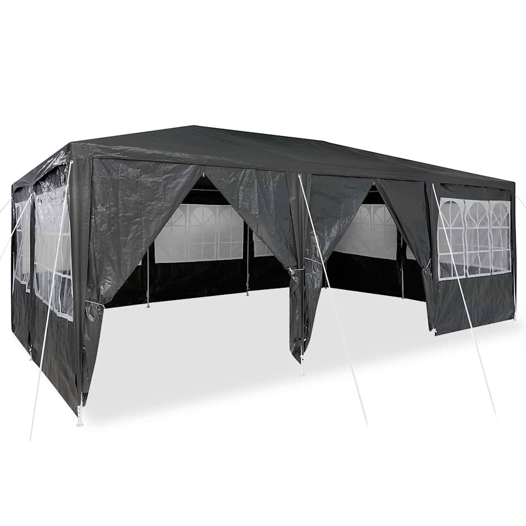 Šator za zabave Antracit 600 x 400 x 266 cm Polietilen