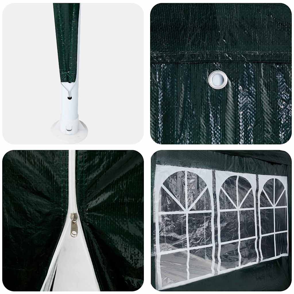 Šator za zabave Zelena 600 x 400 x 266 cm Polietilen