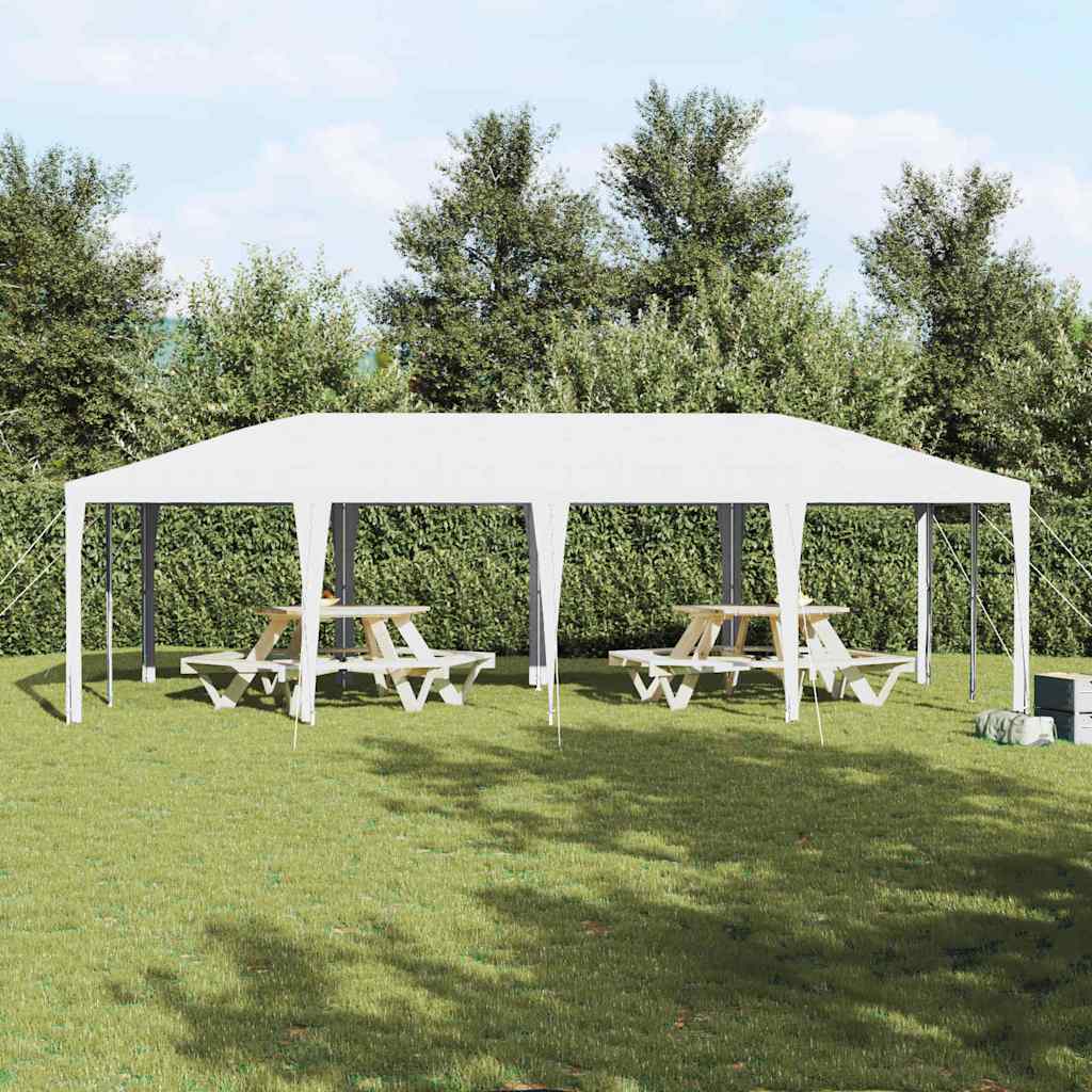 Šator za zabave Bijelo 800 x 400 x 266 cm Polietilen i čelik