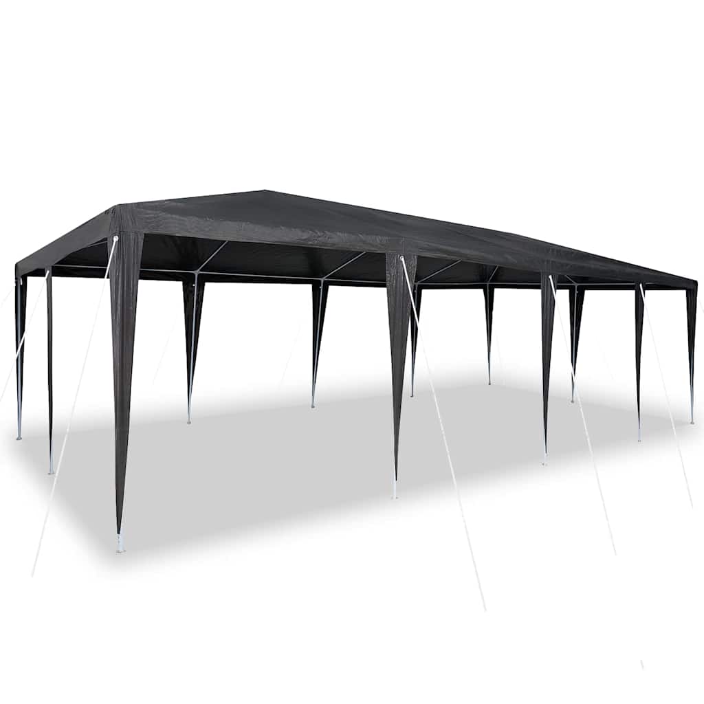 Šator za zabave Antracit 800 x 400 x 266 cm Polietilen i čelik
