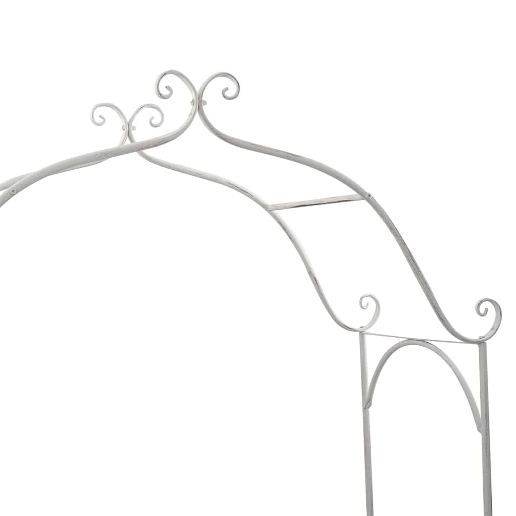 Vrtna klupa Antič White 121 x 48 x 200 cm Čelik