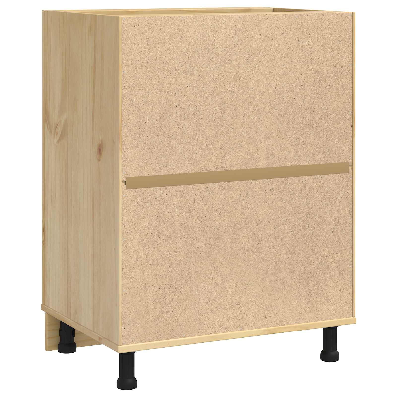Cabinet SKI Medeno Smeđa 60 x 46 x 81,5 cm Čvrsto borovo drvo