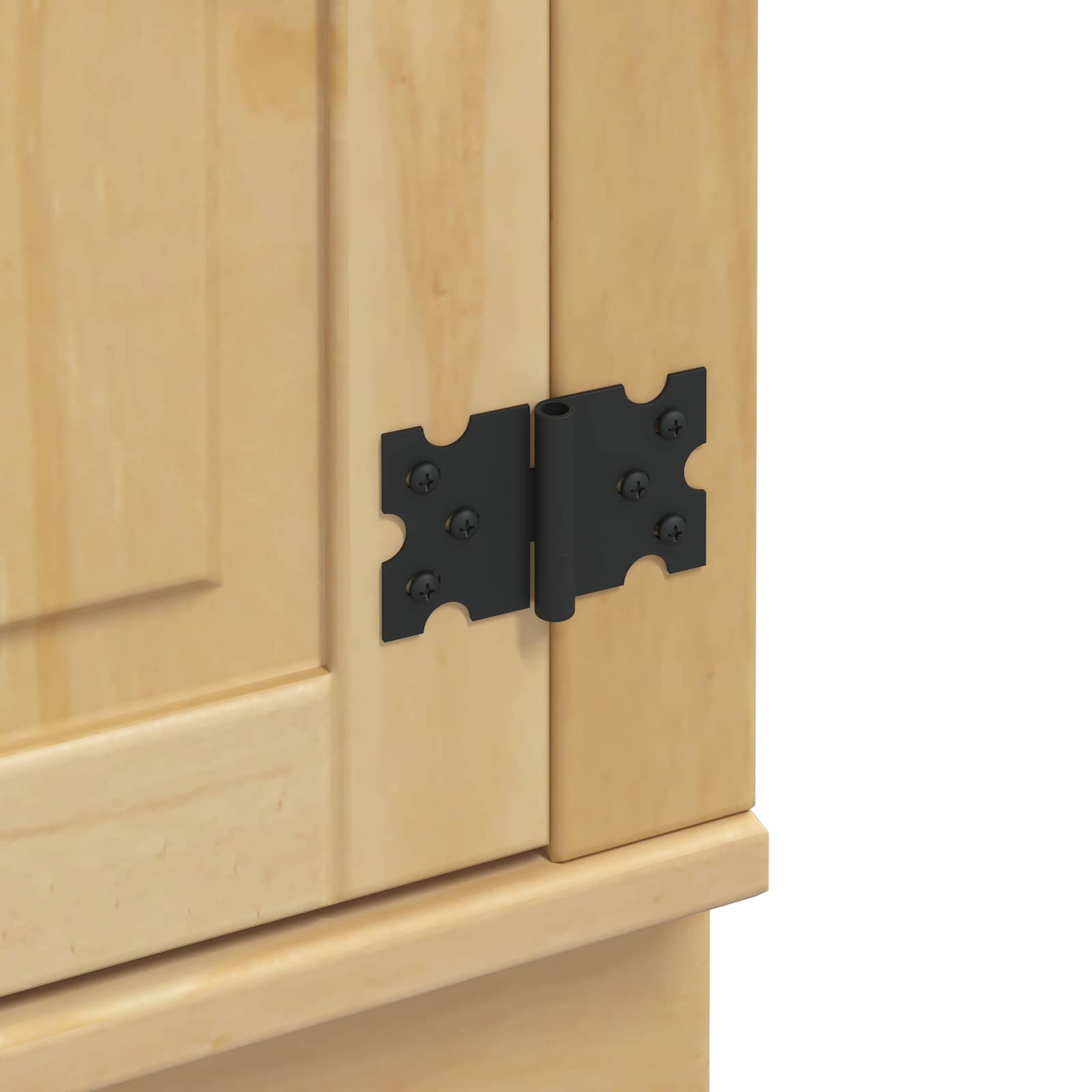 Cabinet SKI Medeno Smeđa 60 x 46 x 81,5 cm Čvrsto borovo drvo
