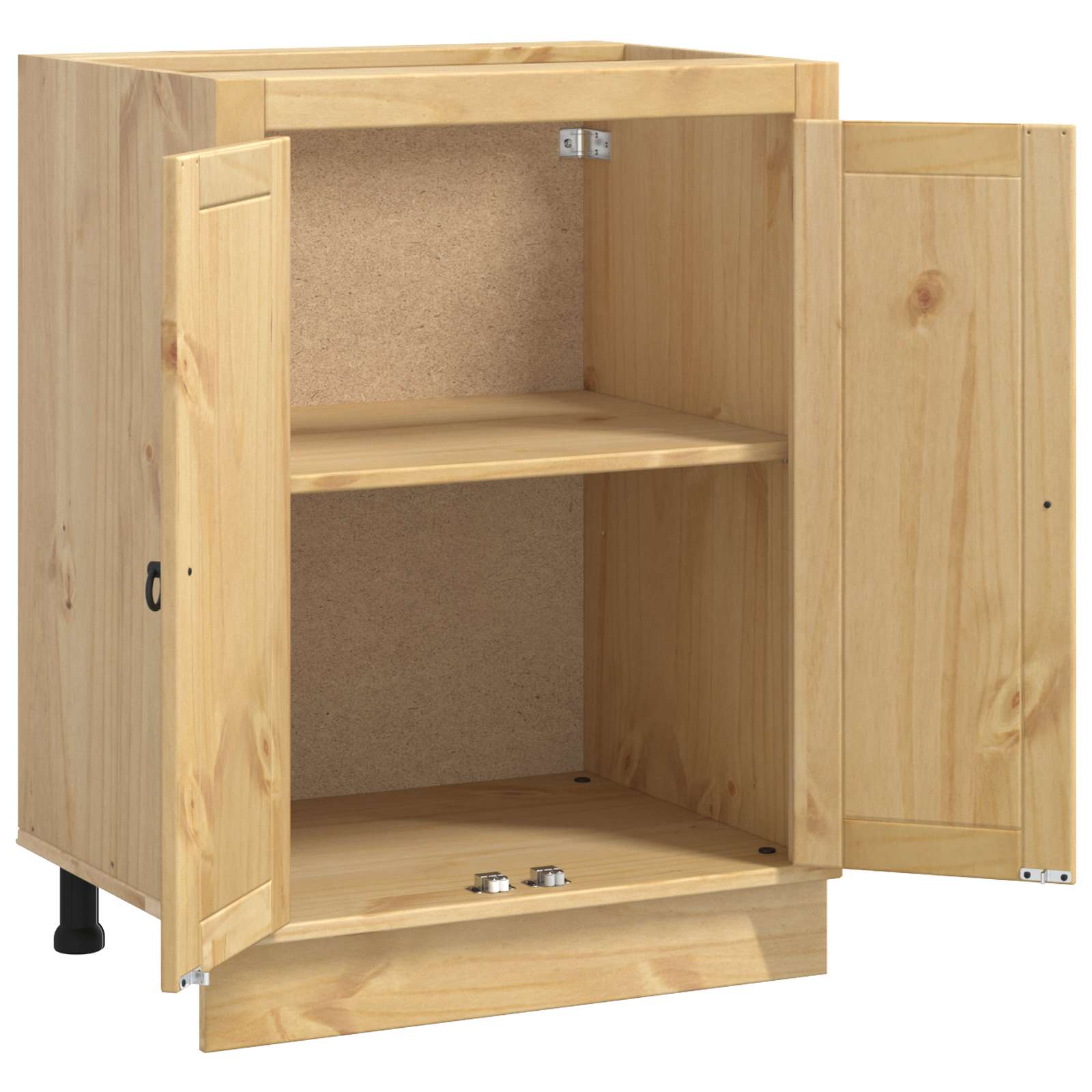 Cabinet SKI Medeno Smeđa 60 x 46 x 81,5 cm Čvrsto borovo drvo