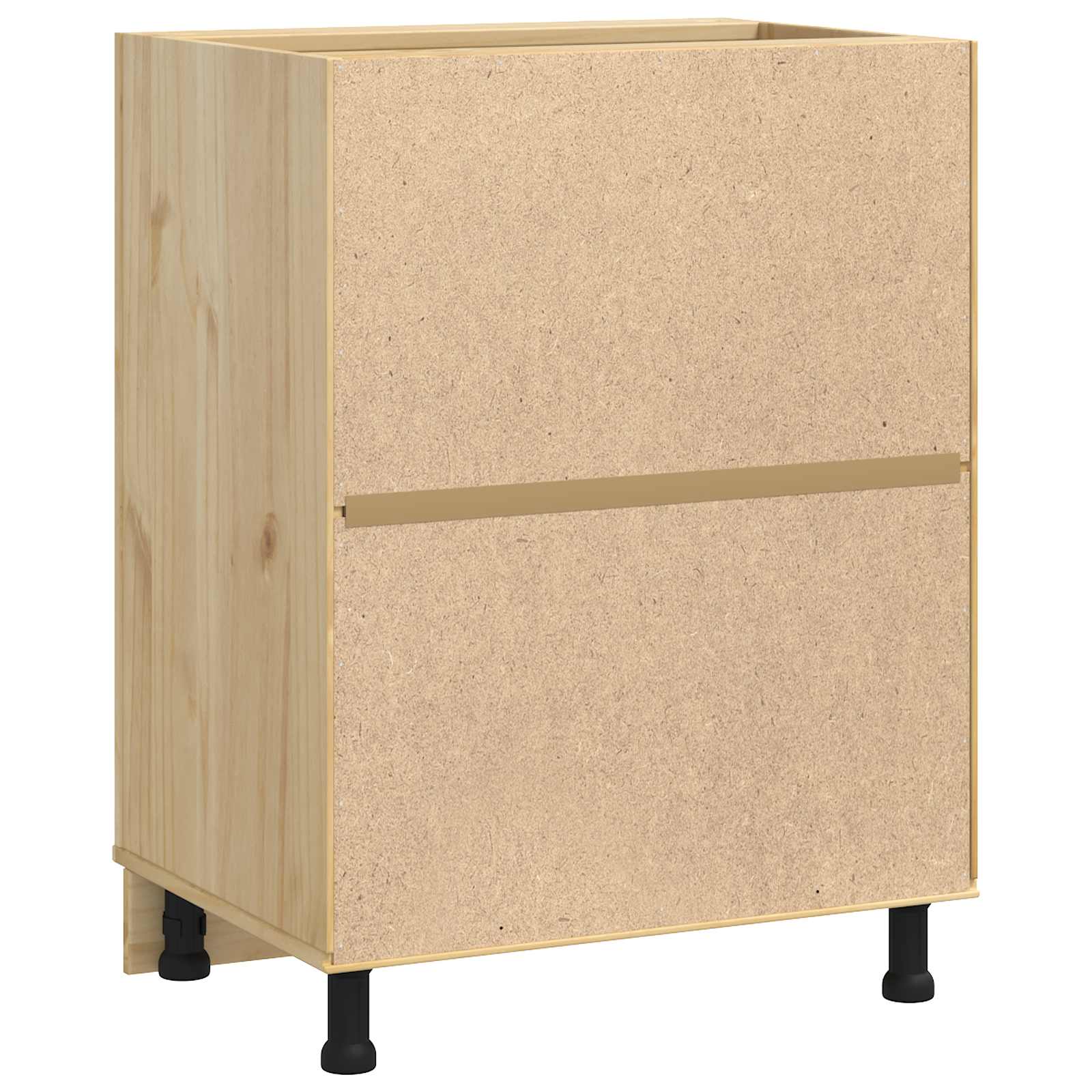 Cabinet SKI Medeno Smeđa 60 x 46 x 81,5 cm Čvrsto borovo drvo