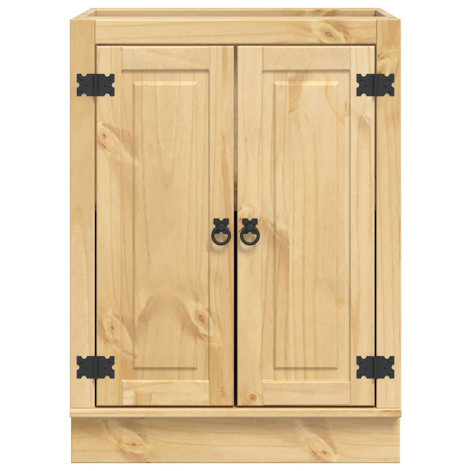 Cabinet SKI Medeno Smeđa 60 x 46 x 81,5 cm Čvrsto borovo drvo