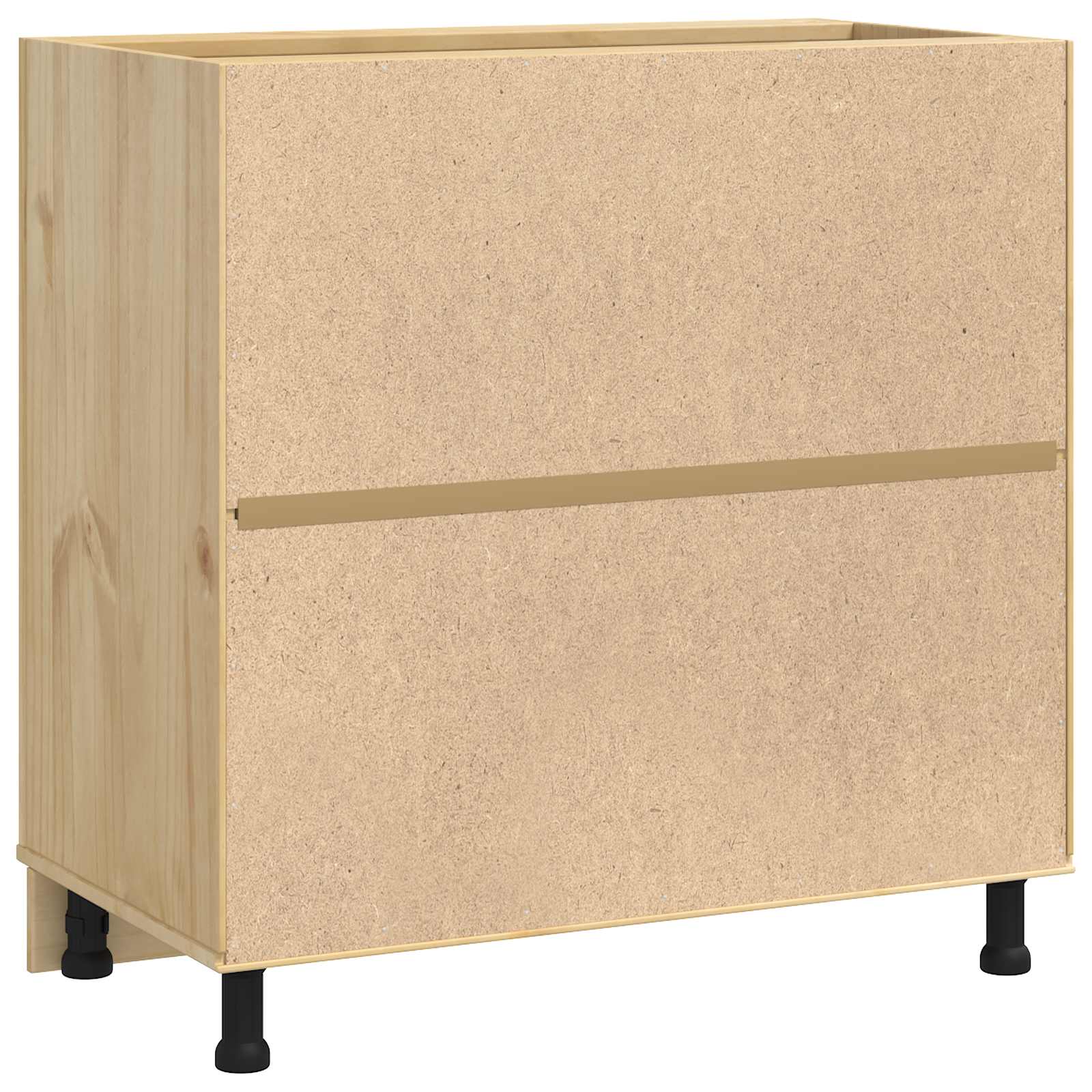 Cabinet SKI Medeno Smeđa 80 x 46 x 81,5 cm Čvrsto borovo drvo