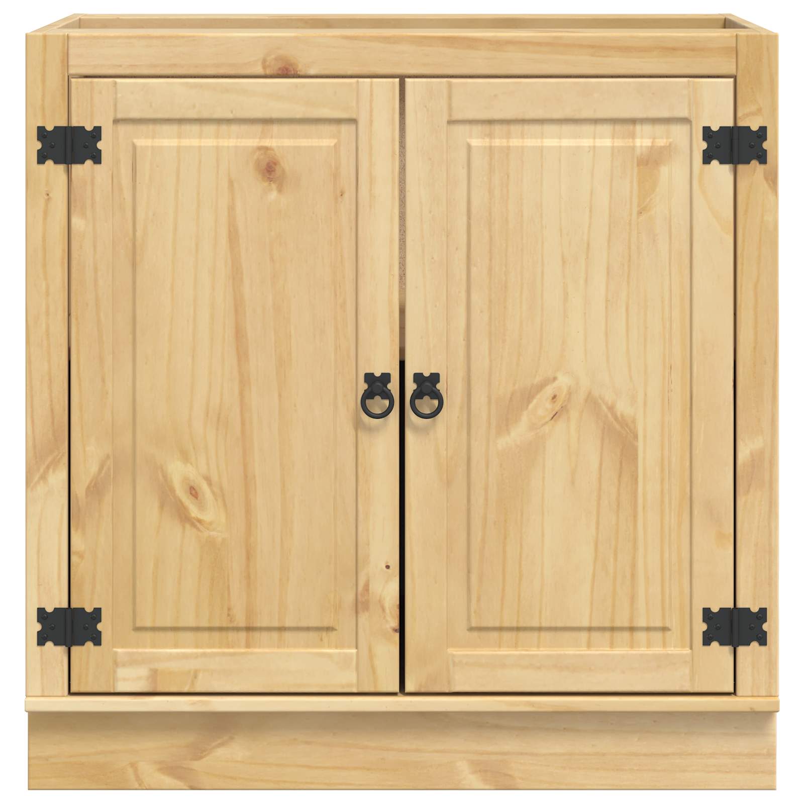 Cabinet SKI Medeno Smeđa 80 x 46 x 81,5 cm Čvrsto borovo drvo