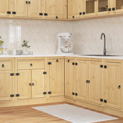 Cabinet SKI Medeno Smeđa 80 x 80 x 81 cm Čvrsto borovo drvo