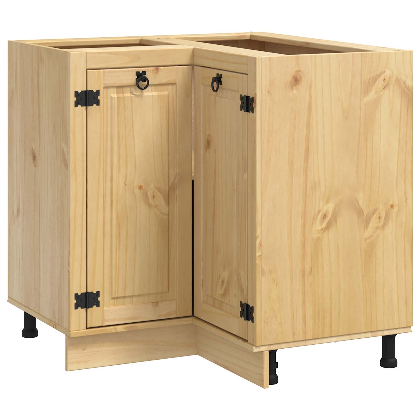 Cabinet SKI Medeno Smeđa 80 x 80 x 81 cm Čvrsto borovo drvo