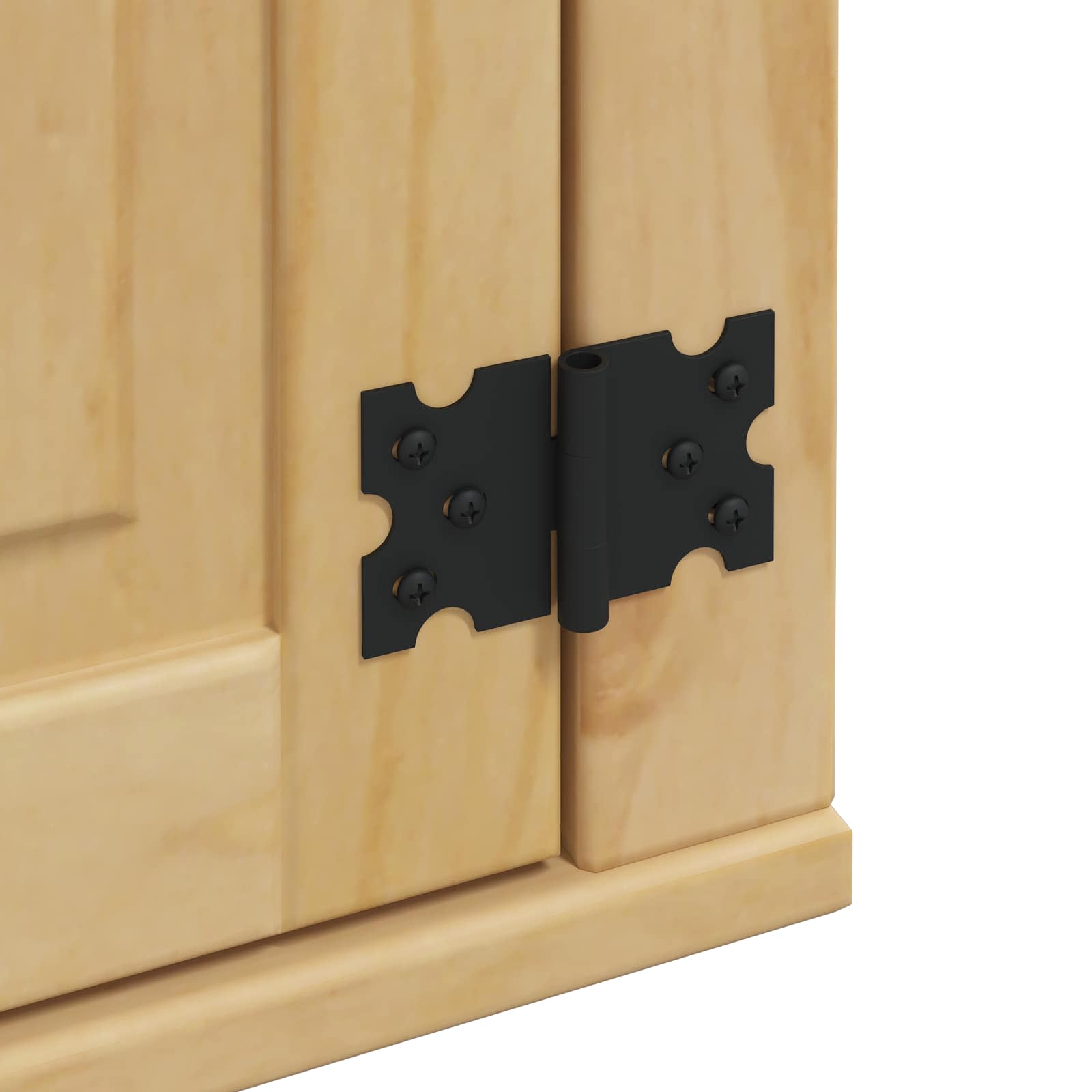 Cabinet SKI Medeno Smeđa 80 x 80 x 60 cm Čvrsto borovo drvo