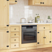 Cabinet SKI Medeno Smeđa 60 x 46 x 81 cm Čvrsto borovo drvo
