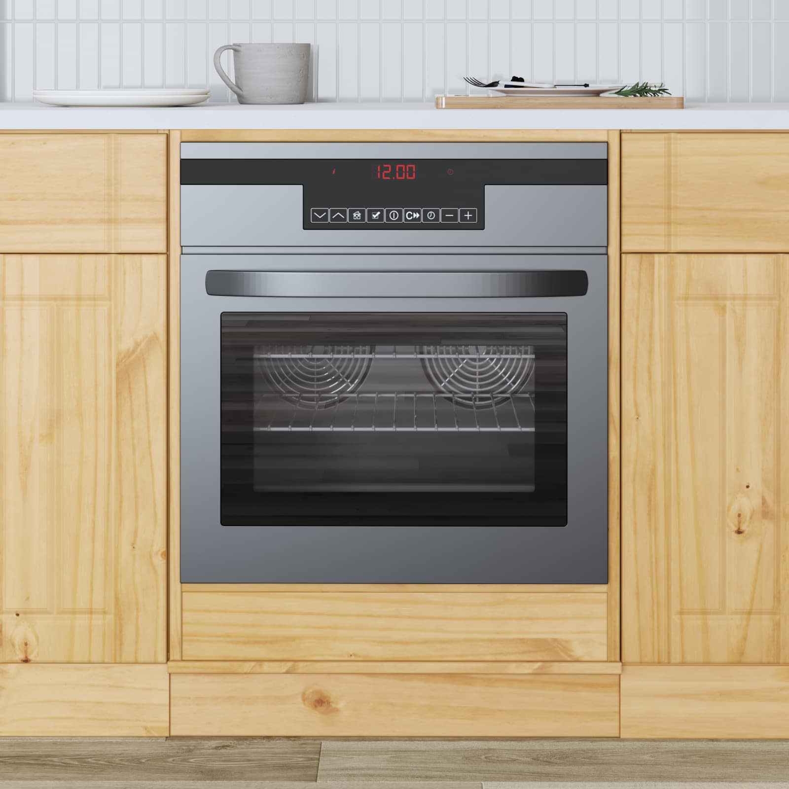 Cabinet SKI Medeno Smeđa 60 x 46 x 81 cm Čvrsto borovo drvo