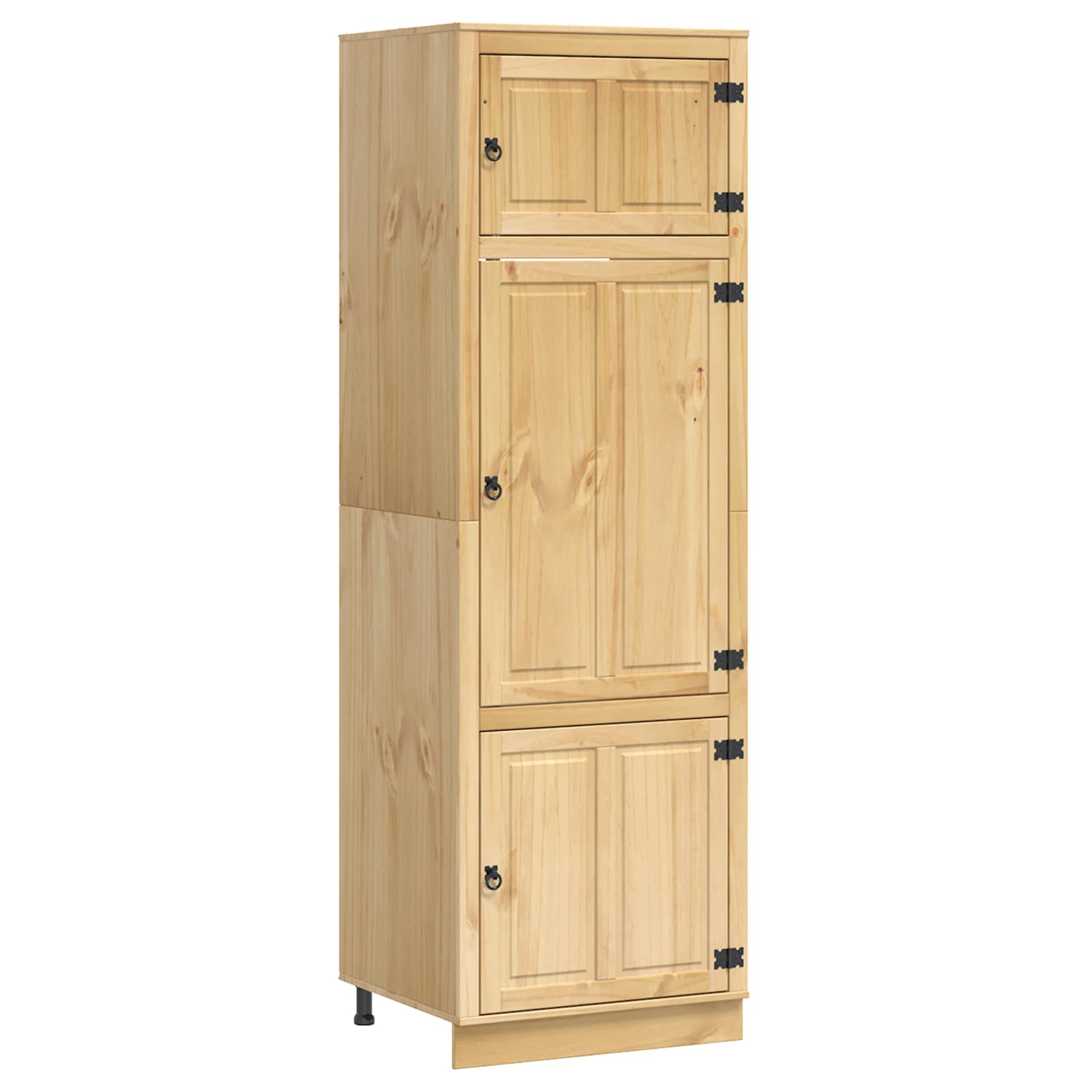 Cabinet SKI Medeno Smeđa 66 x 58 x 207 cm Čvrsto borovo drvo