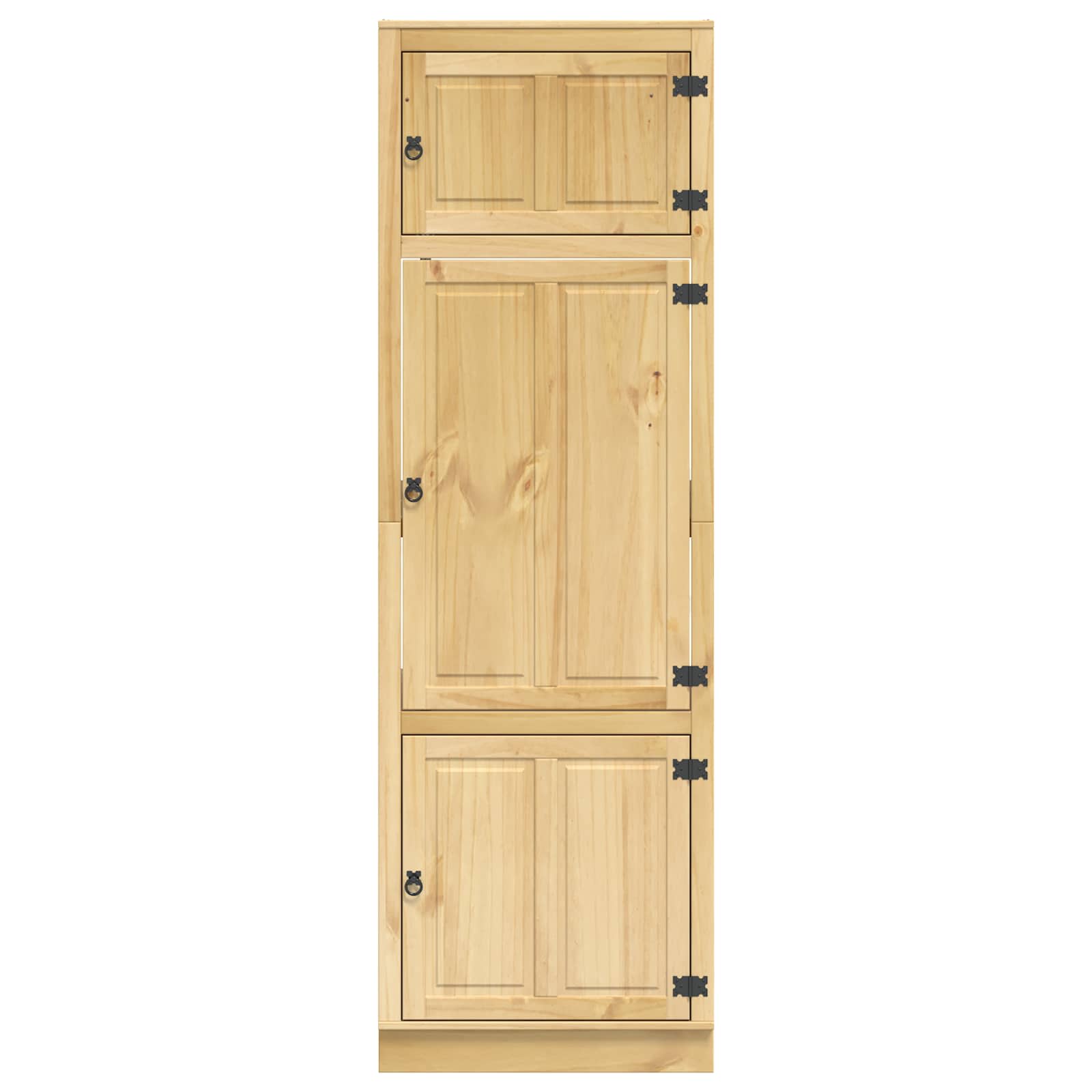 Cabinet SKI Medeno Smeđa 66 x 58 x 207 cm Čvrsto borovo drvo