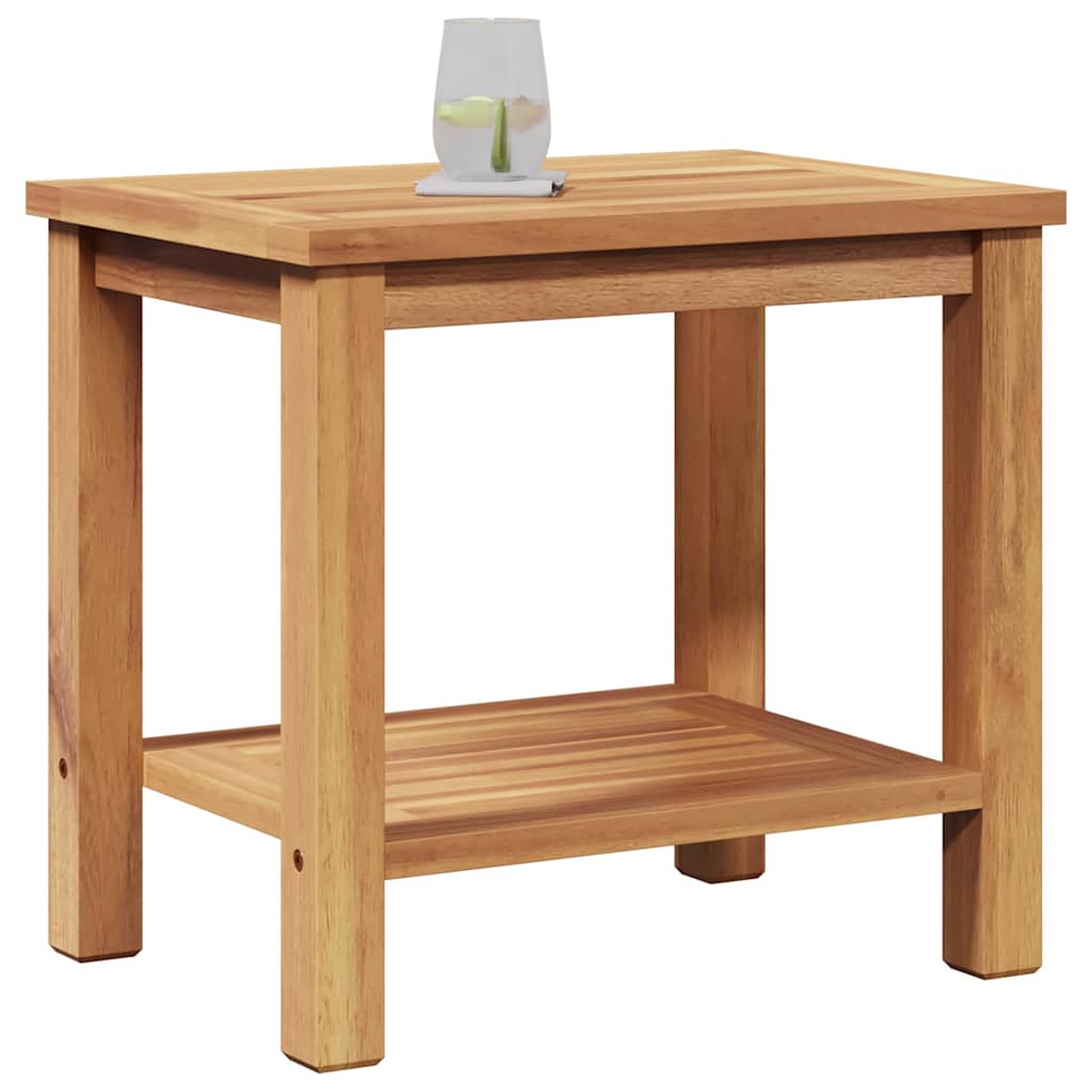 Kava Stol s pohranom Smeđa 50 x 35 x 45 cm Čvrsto teak drvo