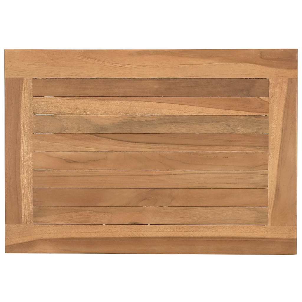Kava Stol s pohranom Smeđa 50 x 35 x 45 cm Čvrsto teak drvo