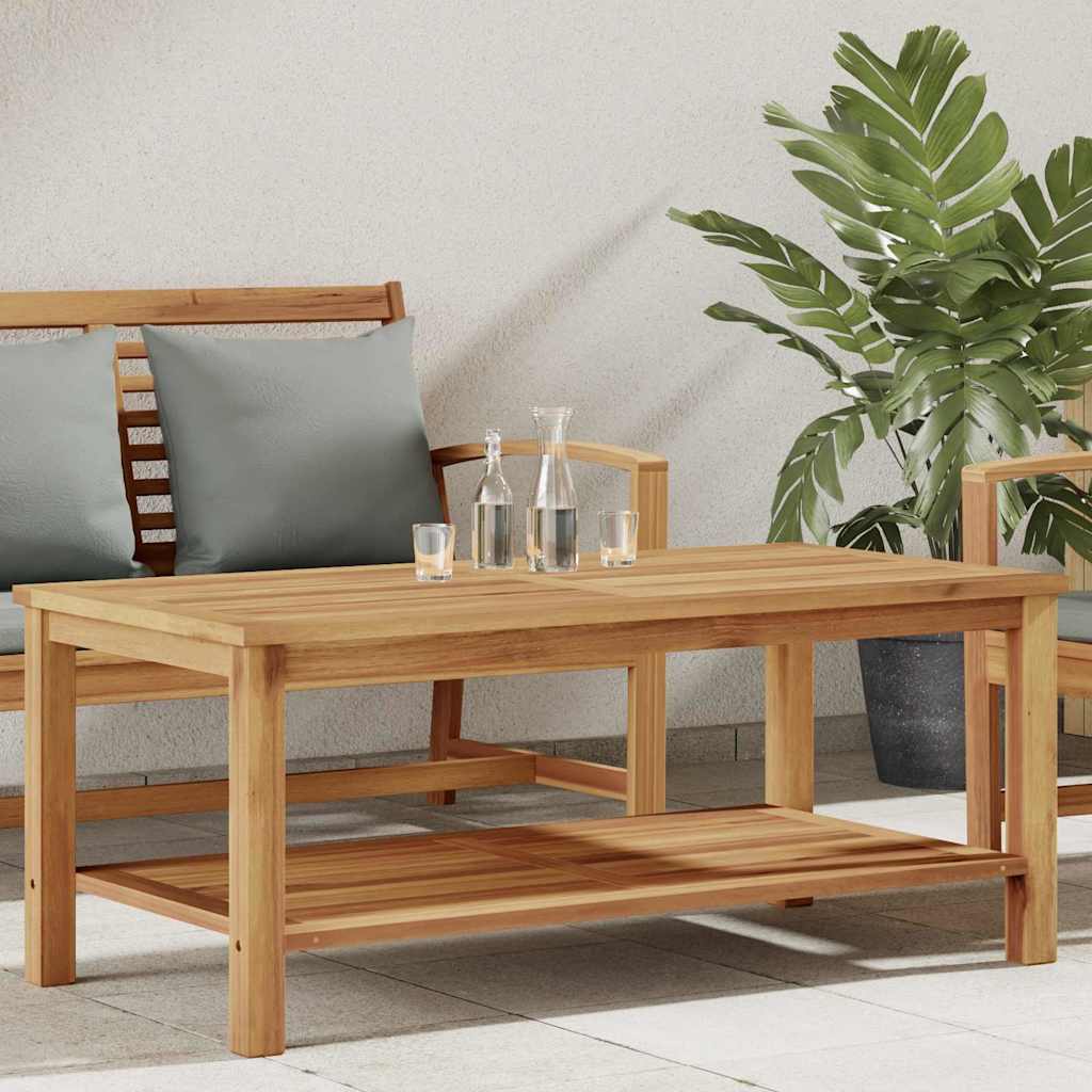 Kava Stol s pohranom Smeđa 110 x 55 x 45 cm Čvrsto teak drvo
