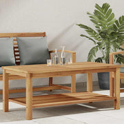 Kava Stol s pohranom Smeđa 110 x 55 x 45 cm Čvrsto teak drvo