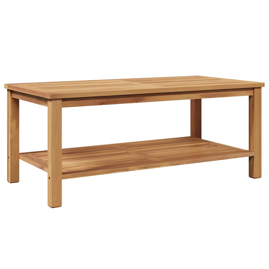 Kava Stol s pohranom Smeđa 110 x 55 x 45 cm Čvrsto teak drvo