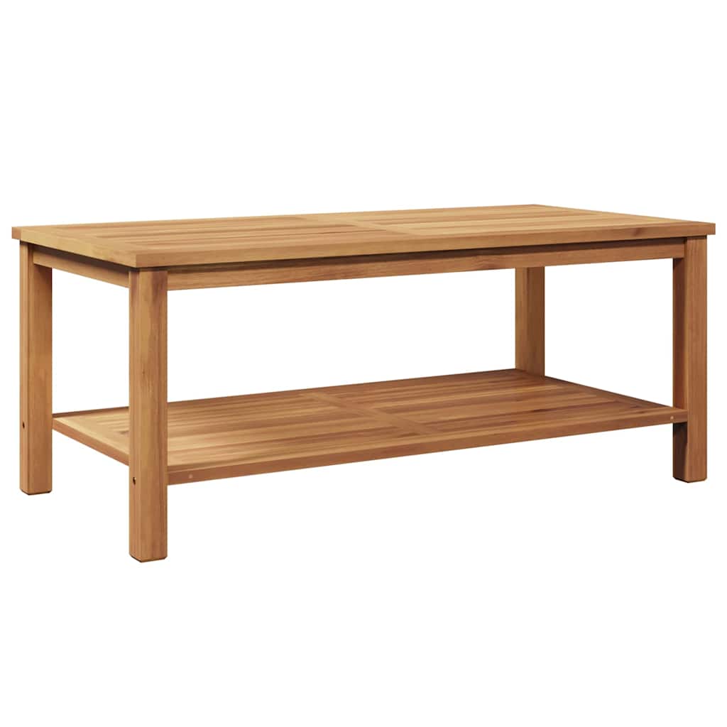 Kava Stol s pohranom Smeđa 110 x 55 x 45 cm Čvrsto teak drvo