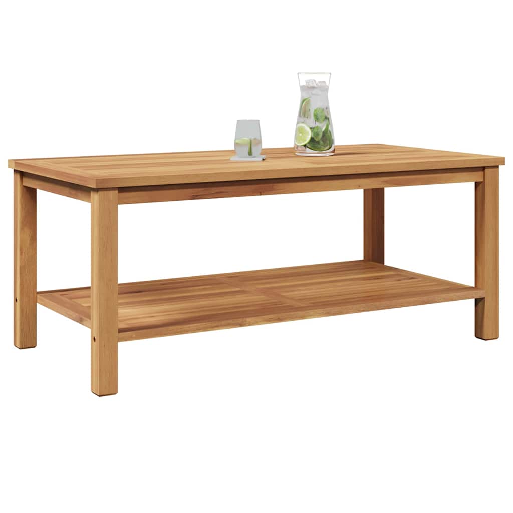 Kava Stol s pohranom Smeđa 110 x 55 x 45 cm Čvrsto teak drvo