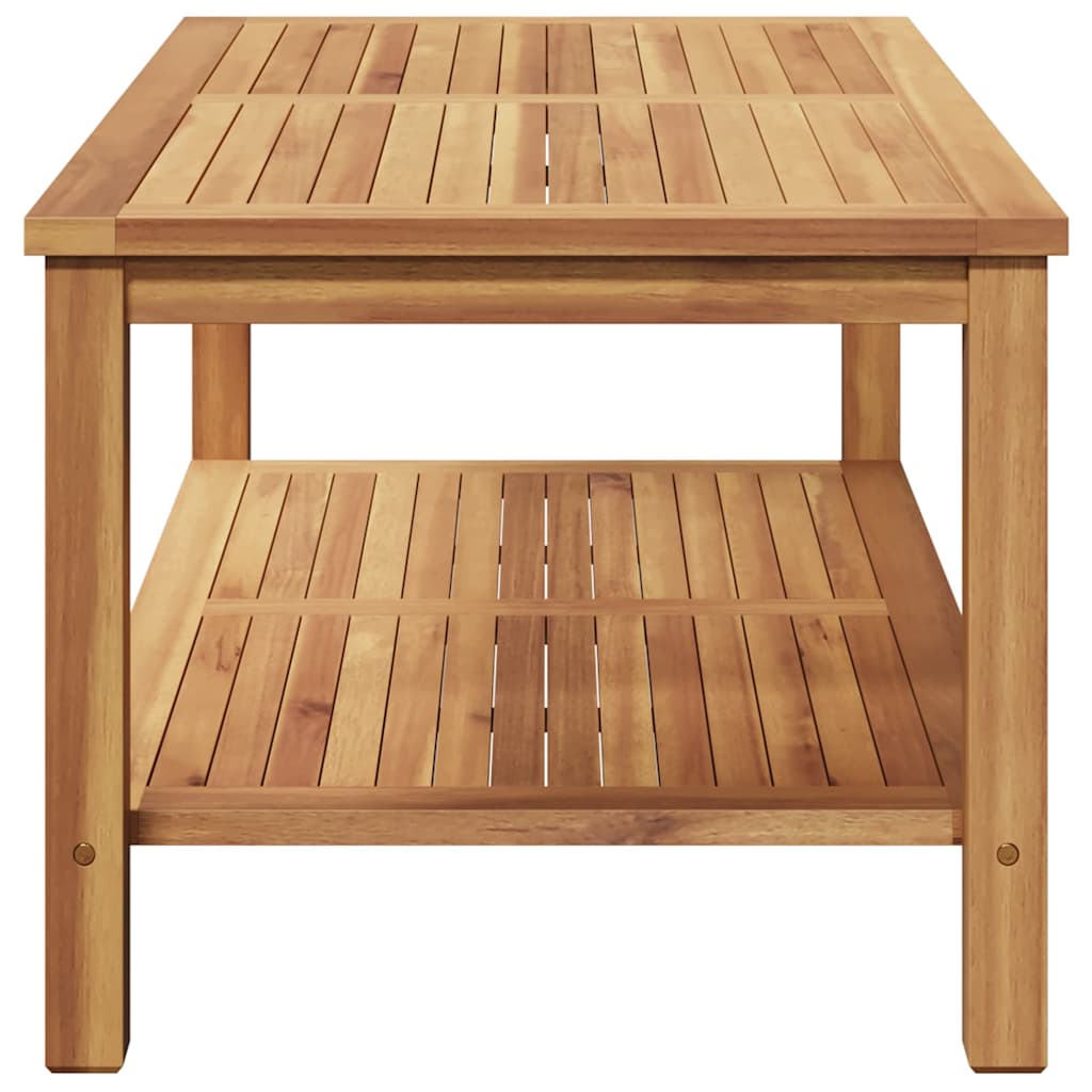 Kava Stol s pohranom Smeđa 110 x 55 x 45 cm Čvrsto teak drvo