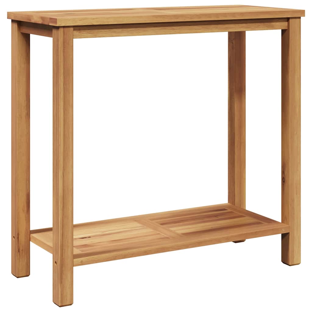 Konzolna stolica Smeđa 80 x 35 x 75 cm Čvrsto teak drvo