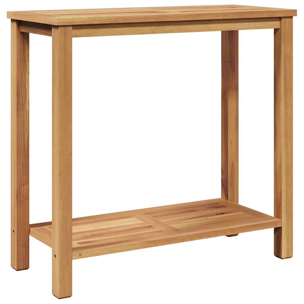 Konzolna stolica Smeđa 80 x 35 x 75 cm Čvrsto teak drvo