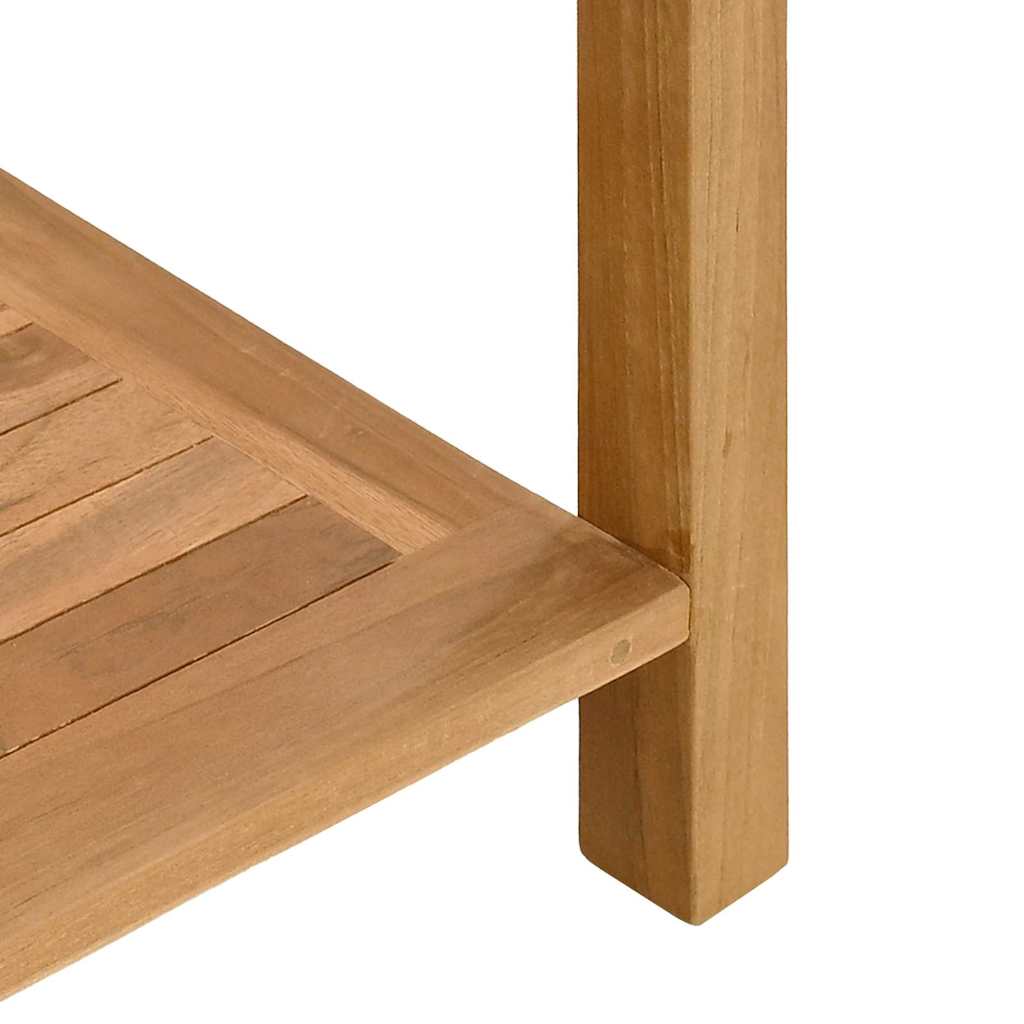 Konzolna stolica Smeđa 110 x 40 x 75 cm Čvrsto teak drvo