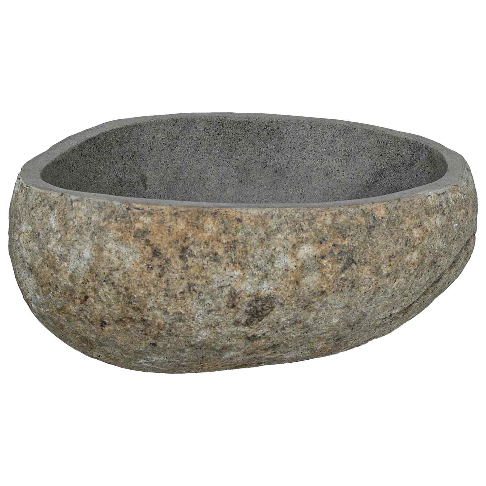 Umivaonik od riječnog kamena Svijetlo siva 45 x 35 x 15 cm