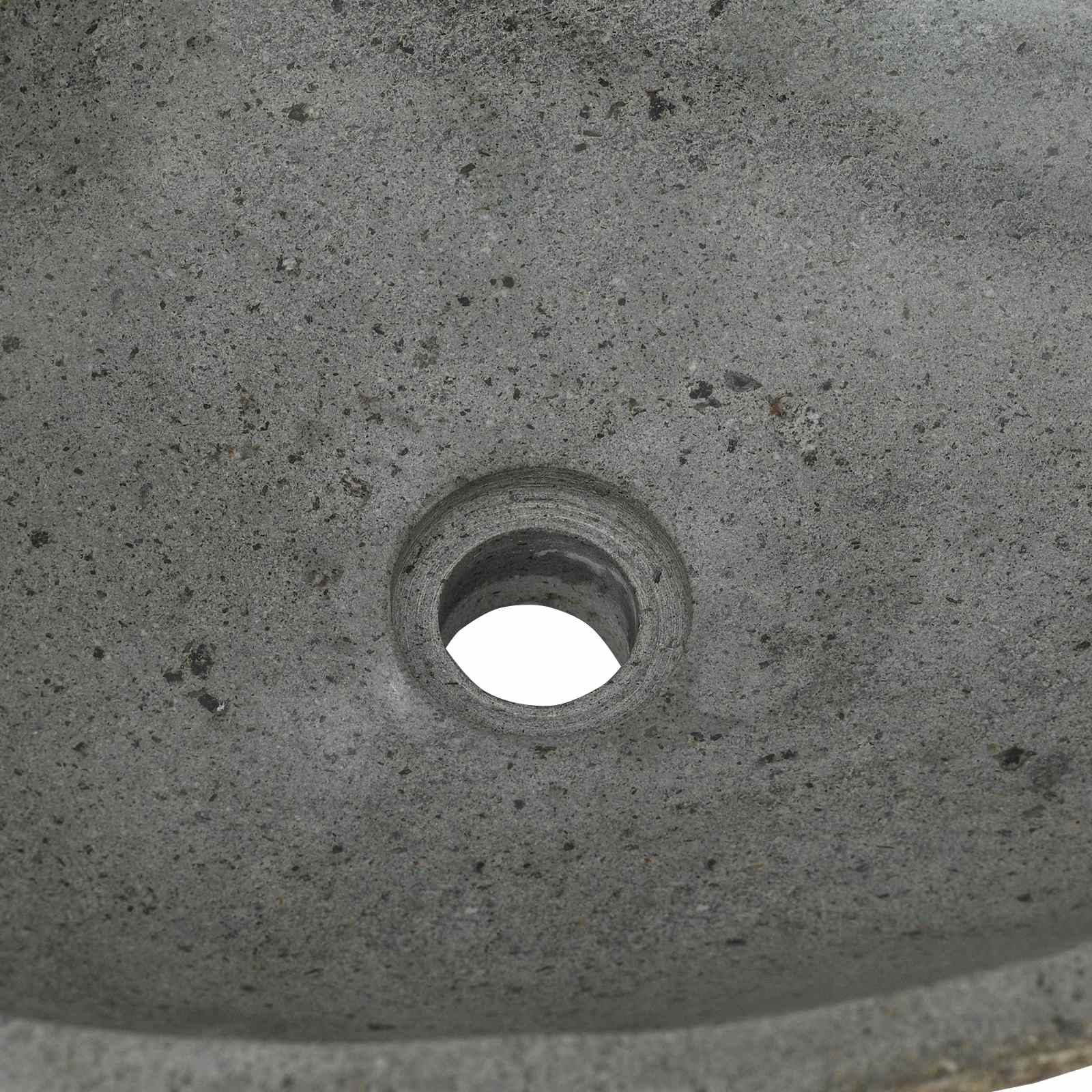 Umivaonik od riječnog kamena Svijetlo siva 52 x 40 x 15 cm