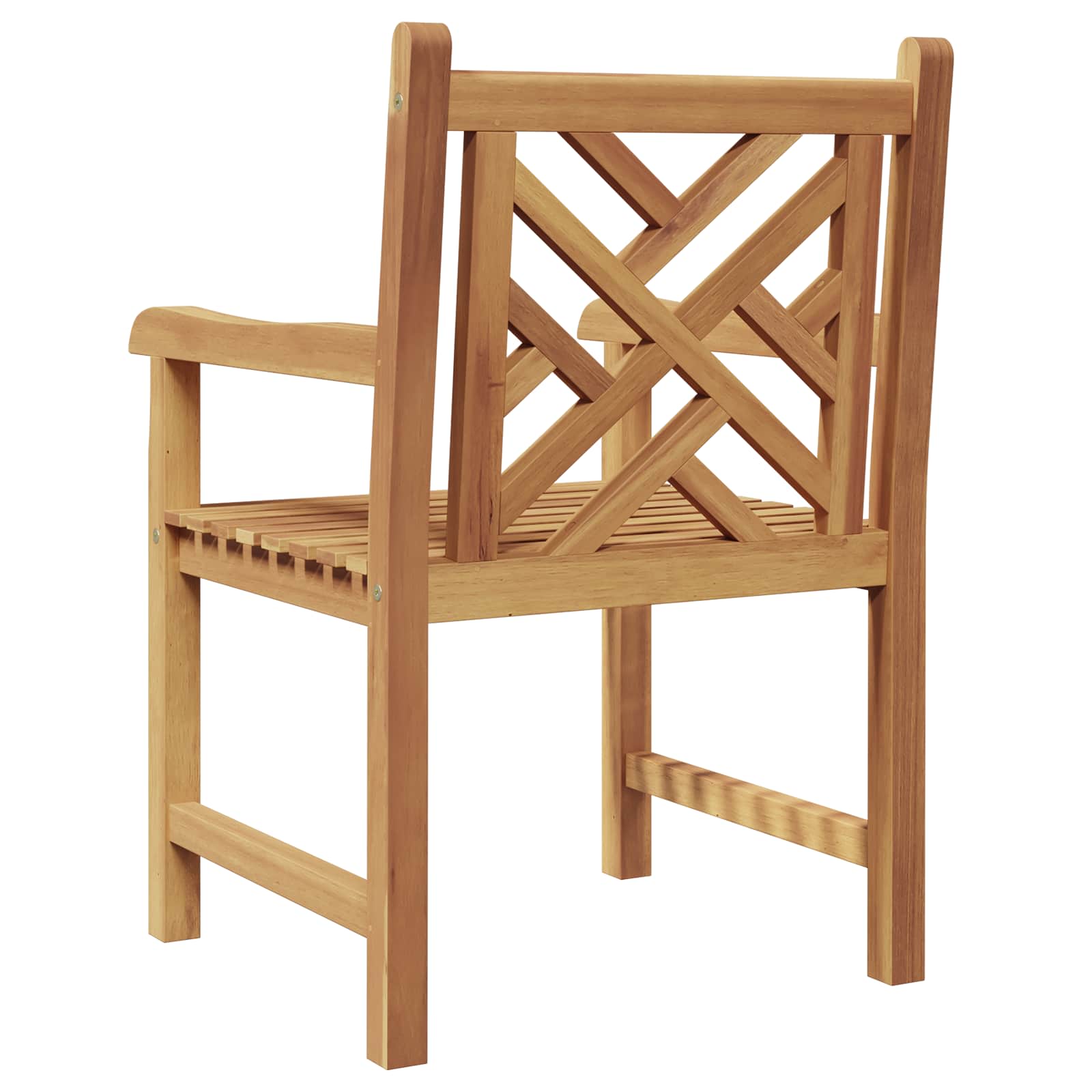 Vrtna stolica 2 pcs 60 x 58 x 90 cm Čvrsto teak drvo