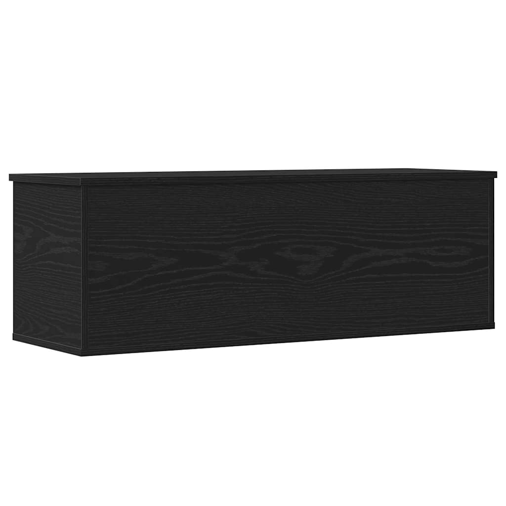 Kutija za spremanje s pohranom Crni hrast 102 x 35 x 35 cm