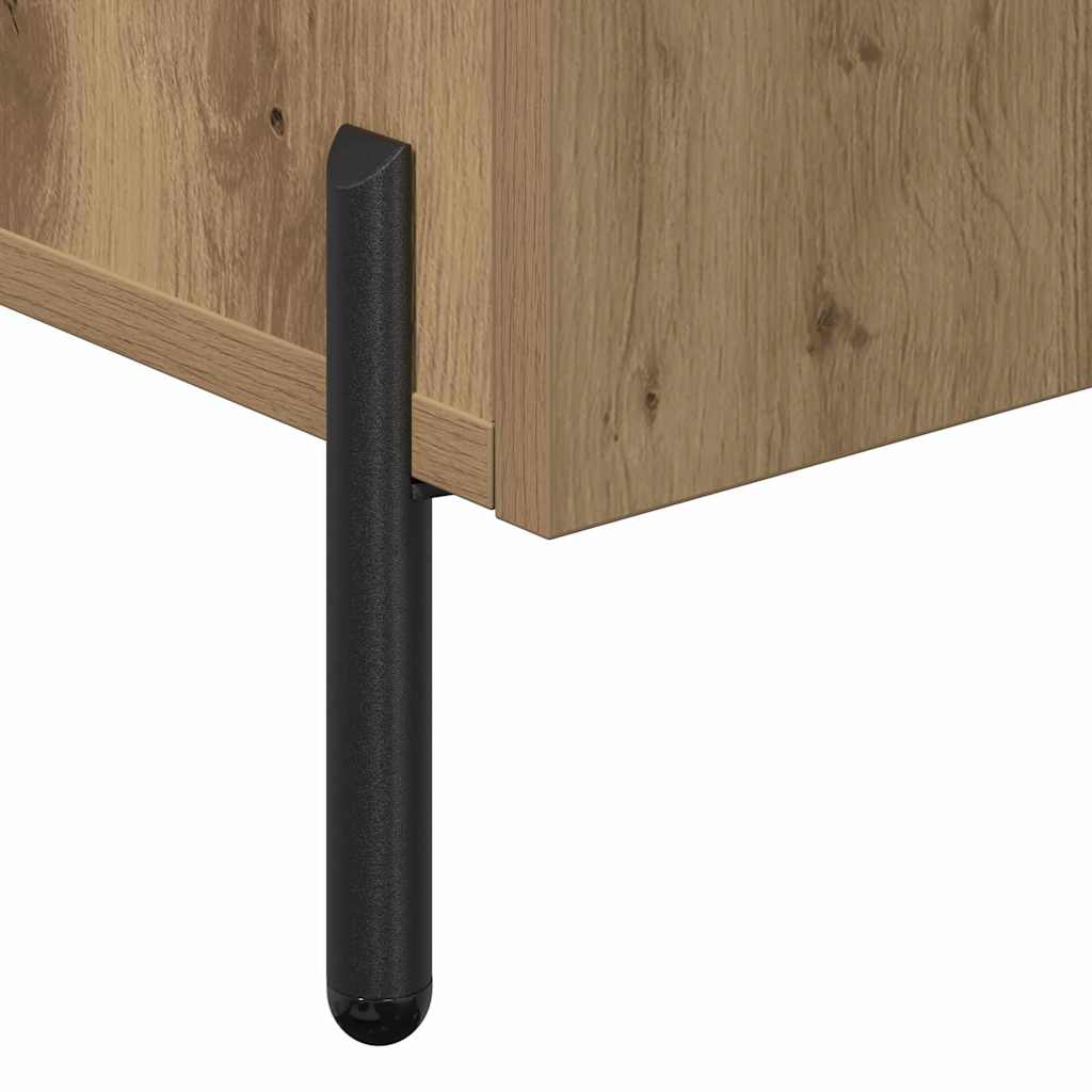 Kreveta Umjetnički hrast 90 x 34 x 80 cm Konstruirano drvo