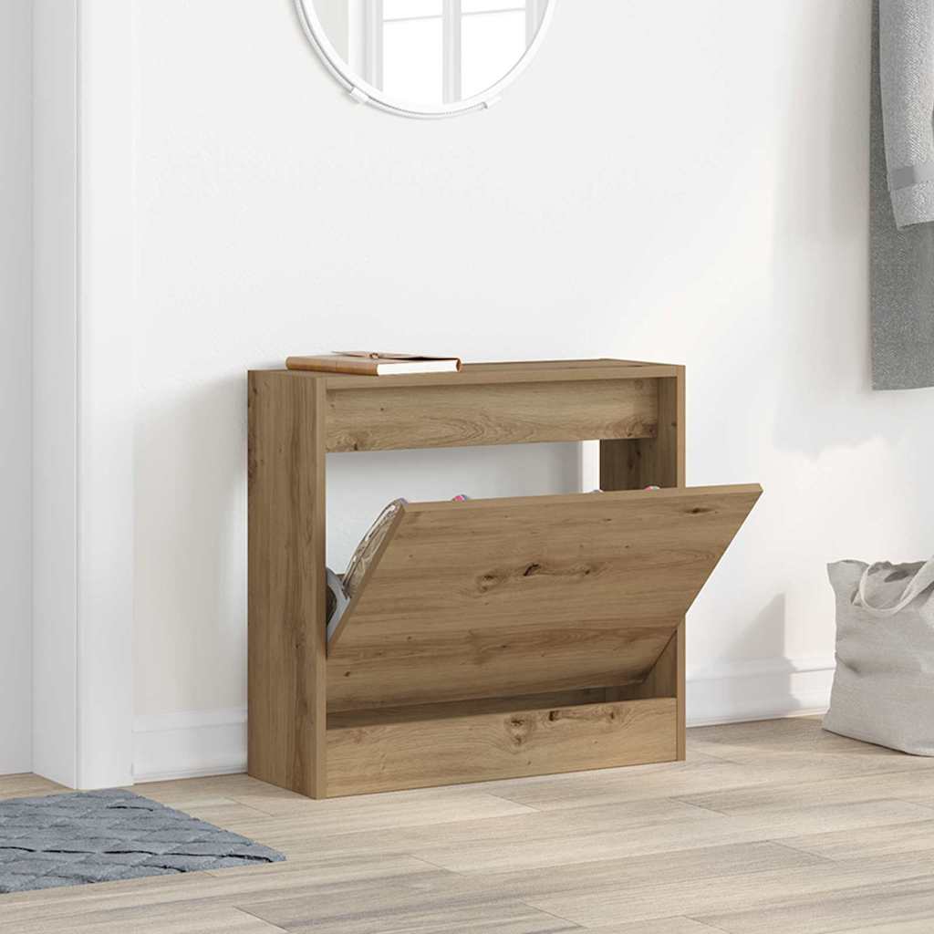 Ormar za cipele s policom Umjetnički hrast 60 x 21 x 57 cm