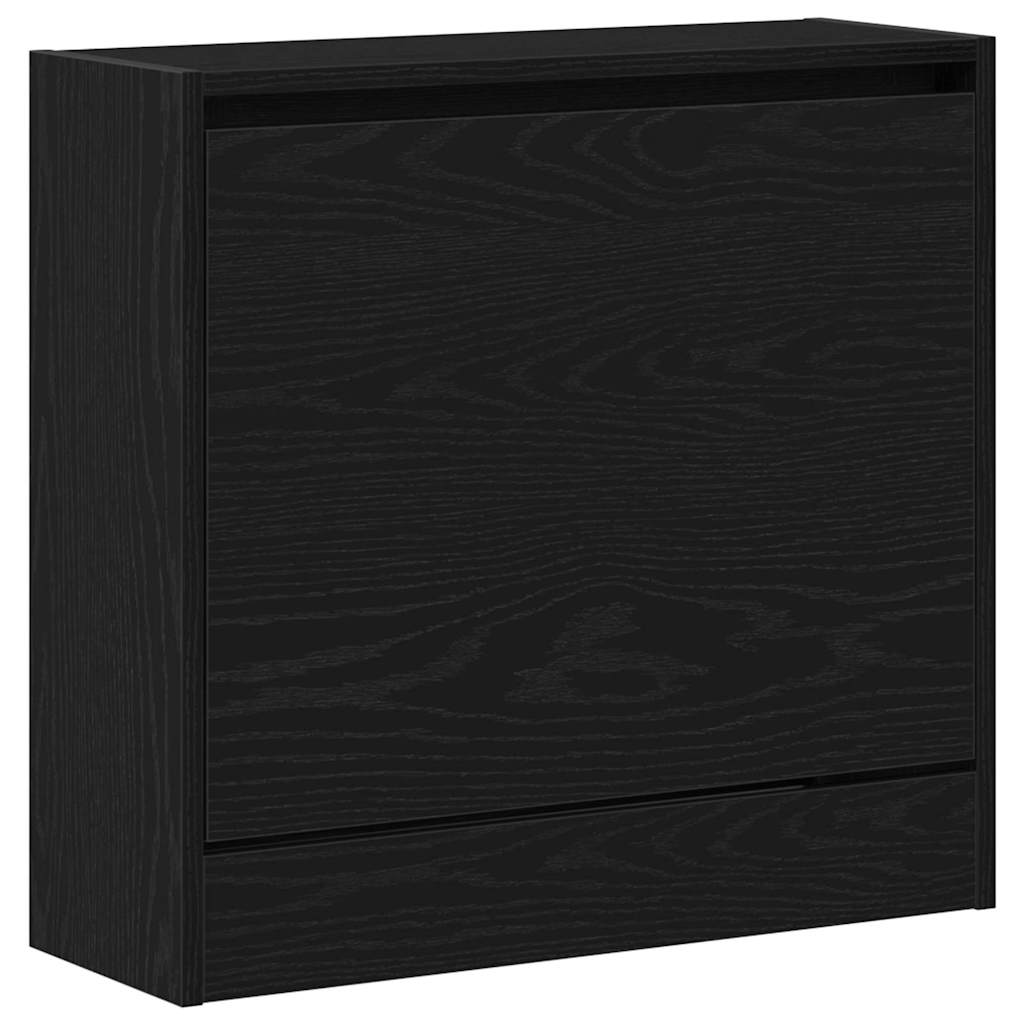 Ormar za cipele Crni hrast 60 x 21 x 57 cm Konstruirano drvo