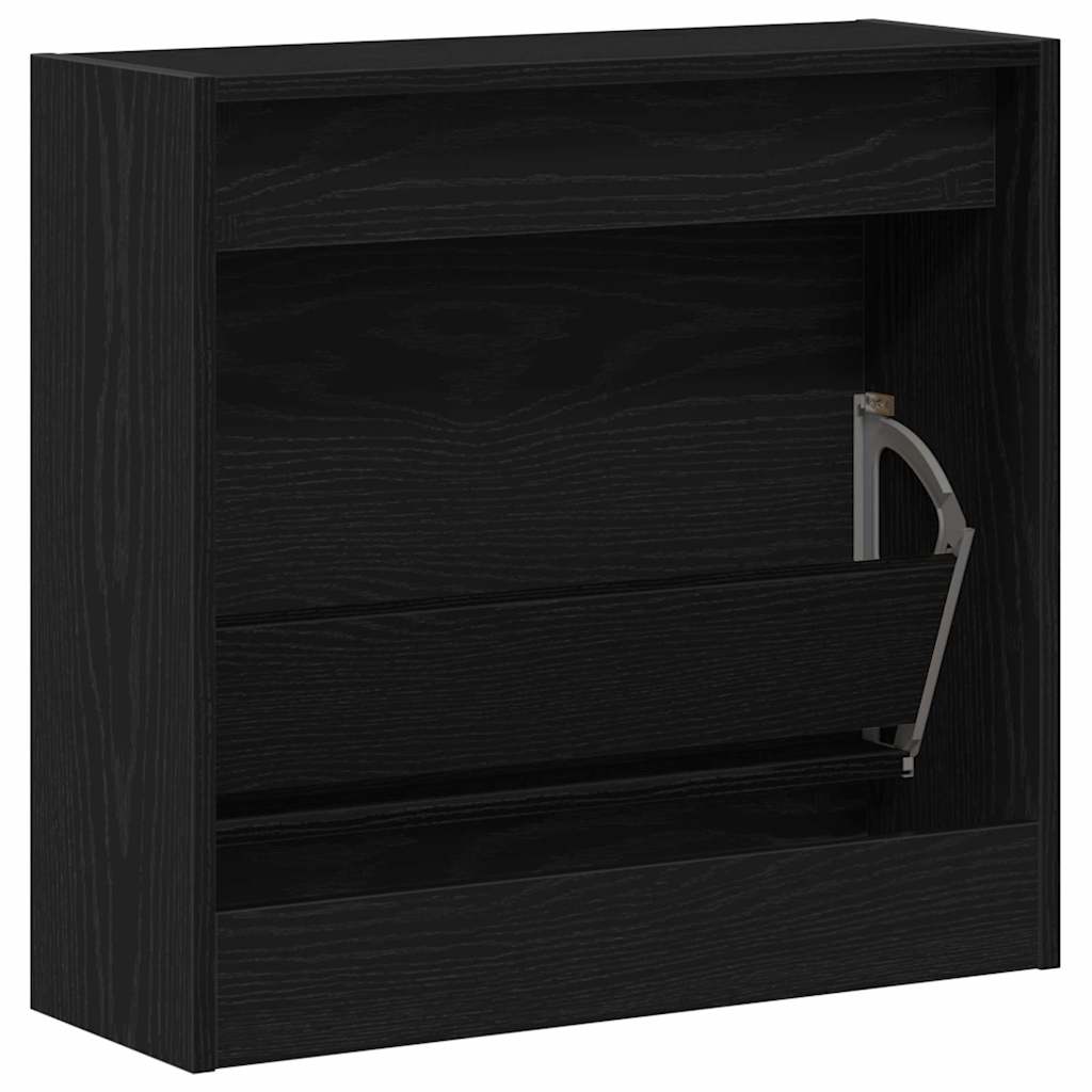 Ormar za cipele Crni hrast 60 x 21 x 57 cm Konstruirano drvo