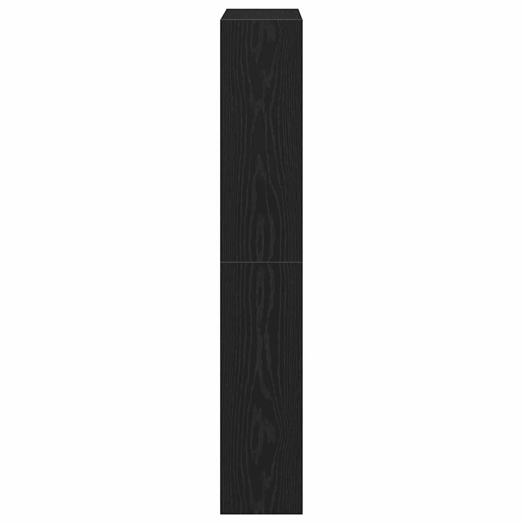 Ormar za cipele Crni hrast 80 x 21 x 125,5 cm Konstruirano drvo